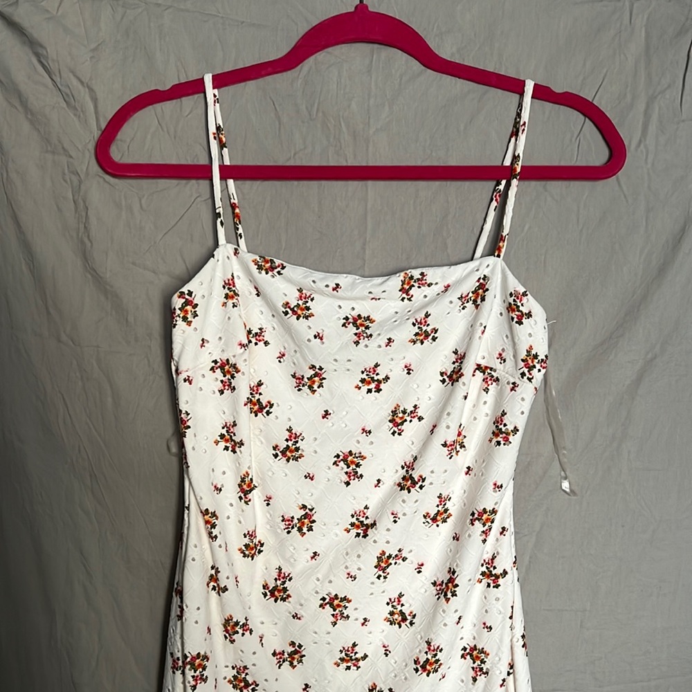 White flower dress